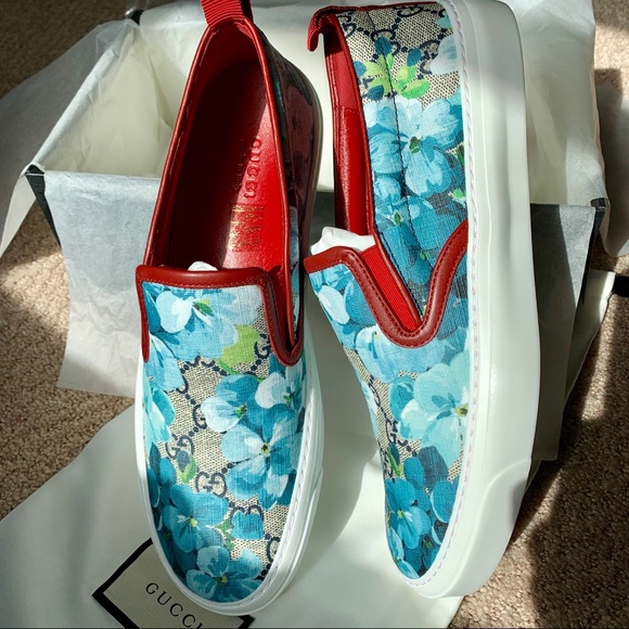 ⚡️SOLD! NWT Gucci Supreme GG Canvas Bloom Sneakers - Picture 5 of 7